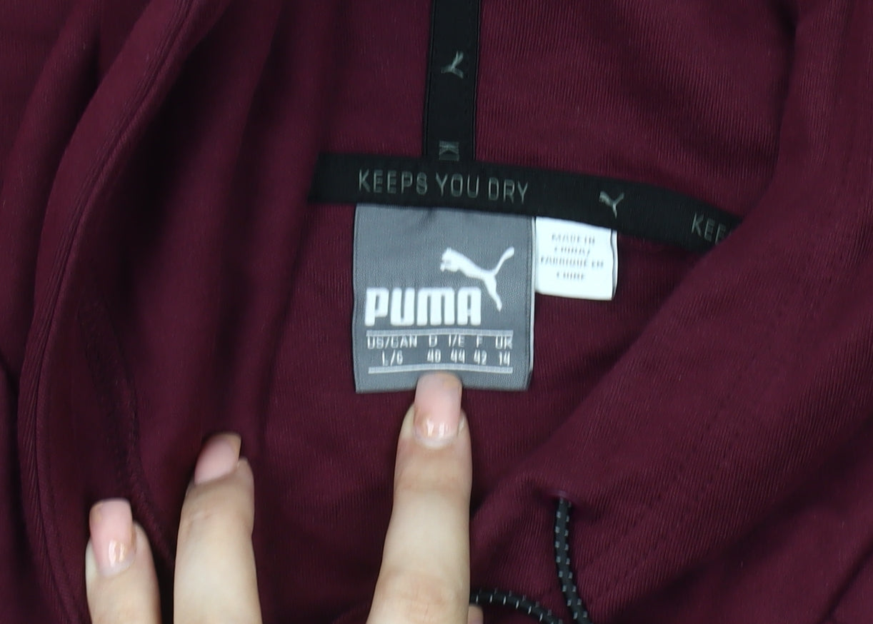 Puma Women's Red Pullover Hoodie Size 14