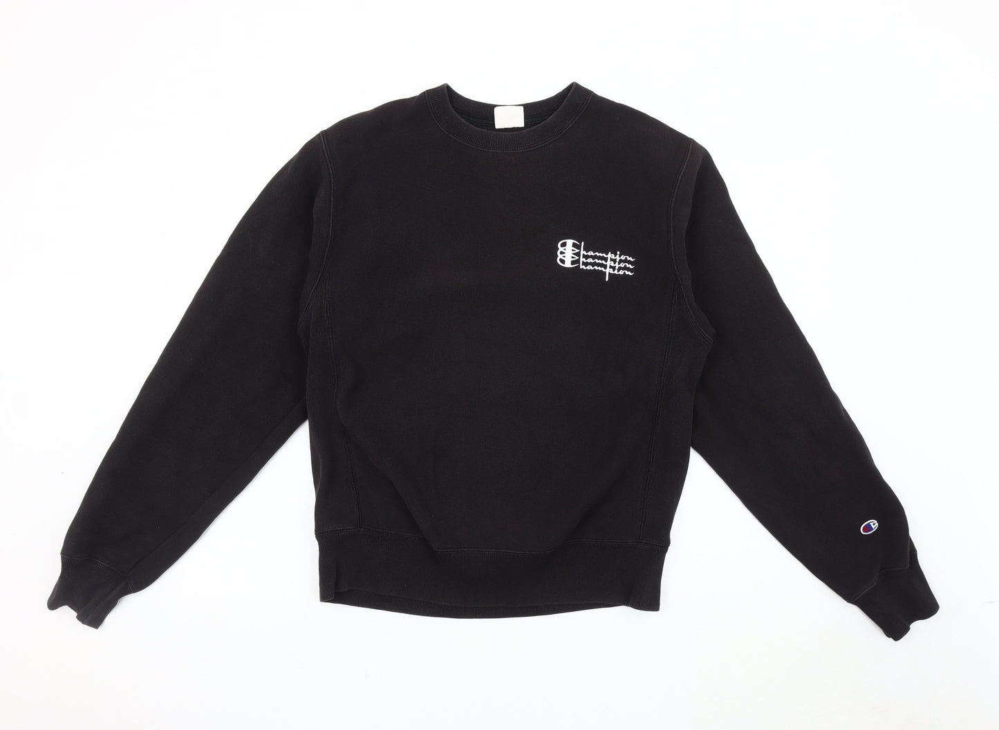 Champion Men's Black Small Pullover Sweatshirt