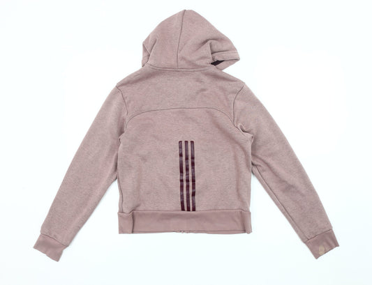 Adidas Women's Purple Hoodie Jacket Size S