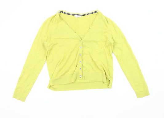 White Stuff Women's Green Cardigan Size 12