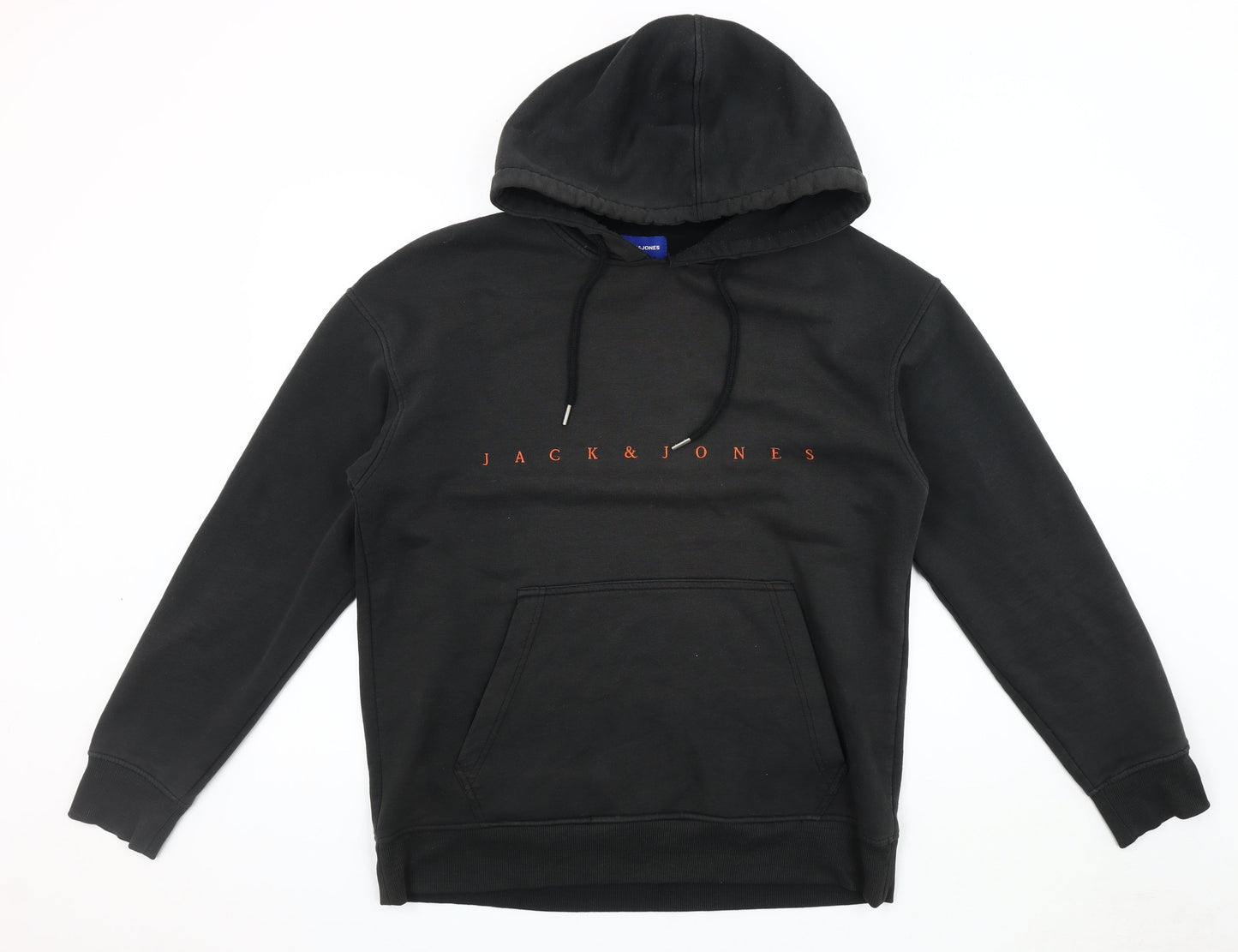 Jack & Jones Men's Black Pullover Hoodie L