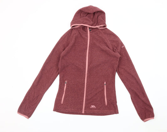 Trespass Women's XS Red Hooded Full-Zip Jacket