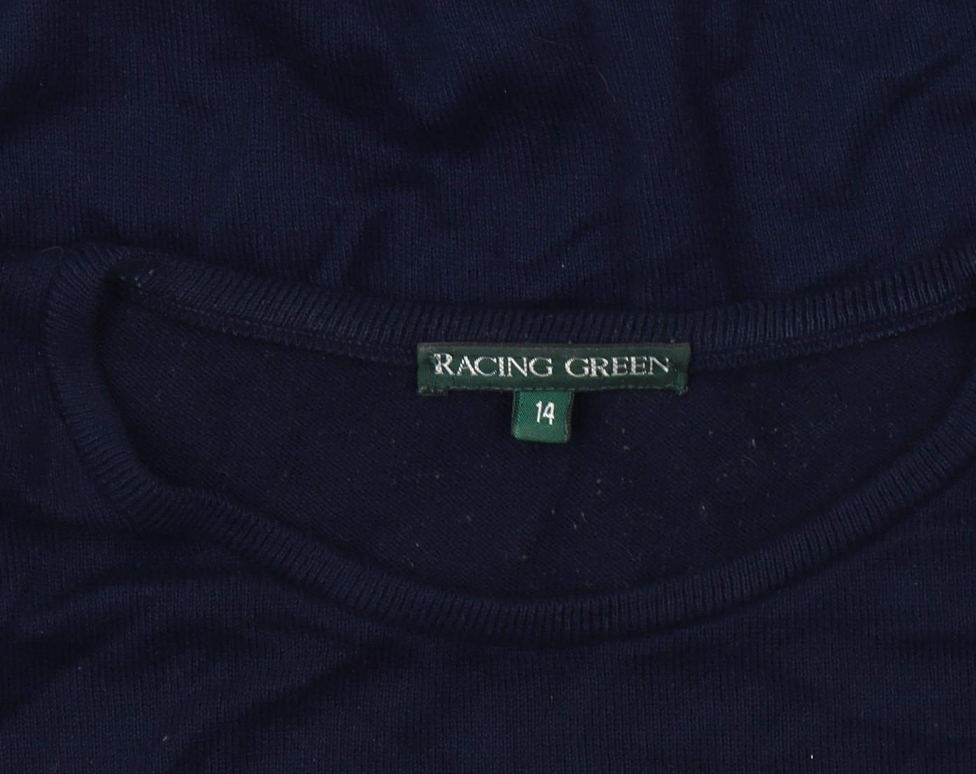 Racing Green Women's Blue Short Sleeve Jumper