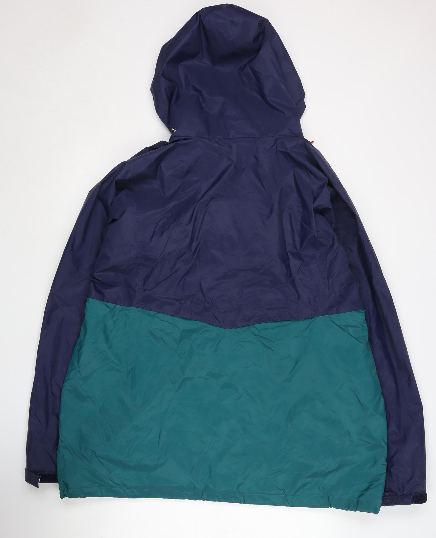 Helly Hansen Men's XL Blue Green Waterproof Rain Jacket