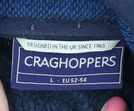 Craghoppers Men's Blue Fleece Sweatshirt L Zip
