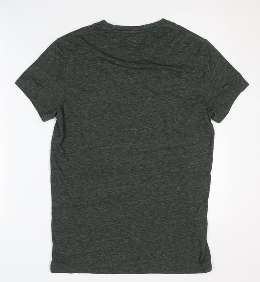 Jack Wills Men's Grey Crew Neck T-Shirt - Size S