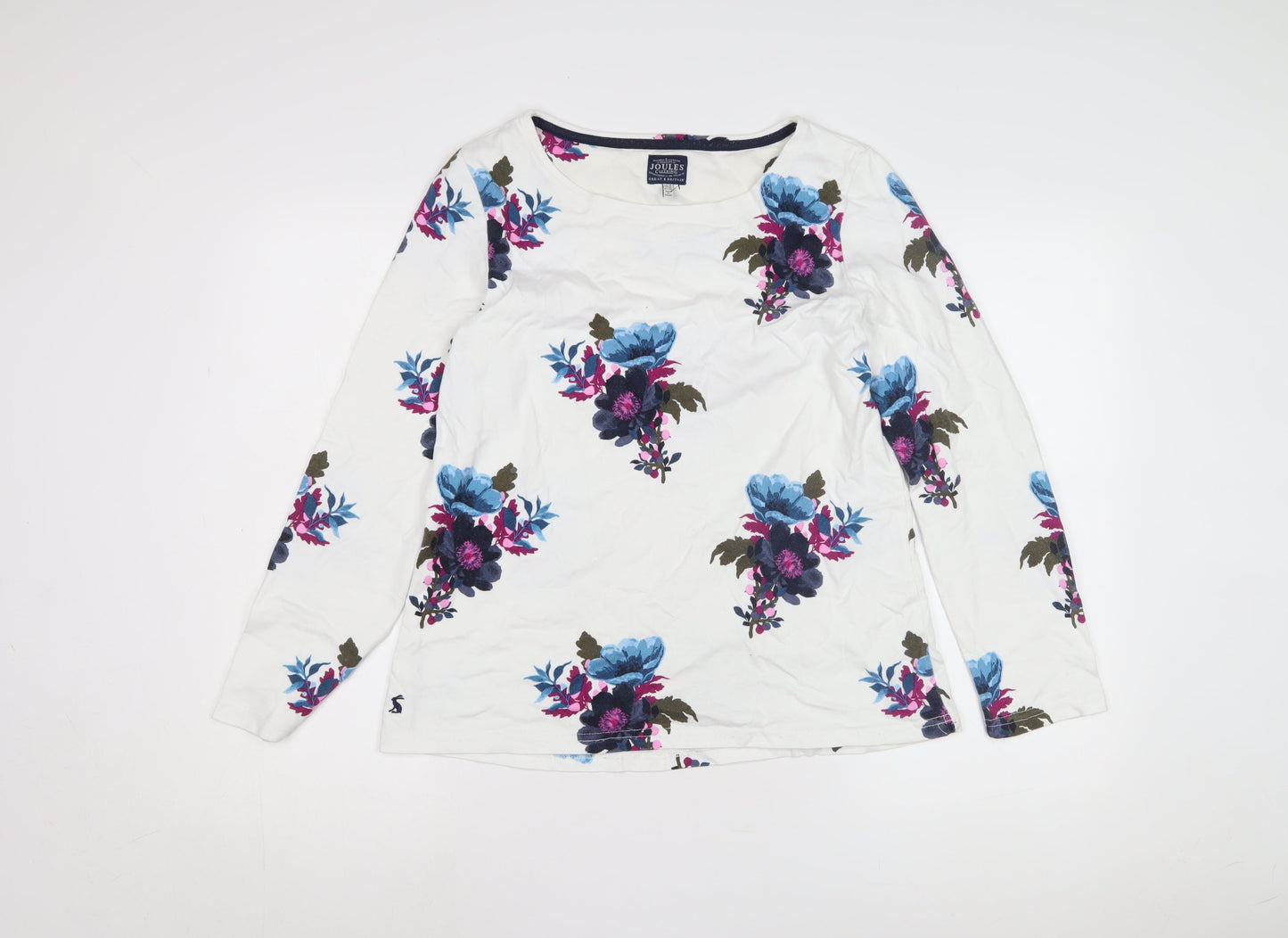 Joules Women's Multicoloured Floral Top Size 14