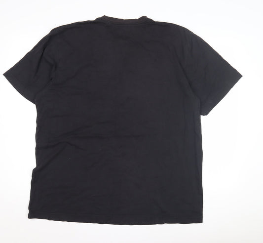 L.L. Bean Men's XLT Black Crew Neck T-Shirt Short Sleeve