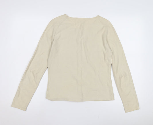 Laura Ashley Women's Ivory Petite Cardigan S