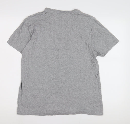 FatFace Men's Grey M Lightweight Cotton T-Shirt