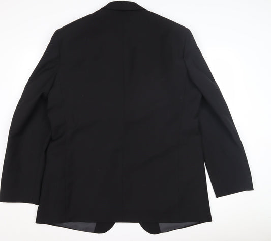 Marks and Spencer Men's Black Tuxedo Blazer, Size 40L