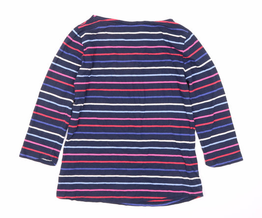 Crew Clothing Company Women's Multicoloured Striped T-Shirt