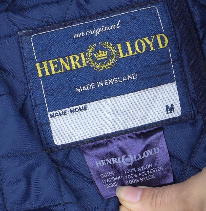 Henri Lloyd Men's Blue Quilted Waistcoat M