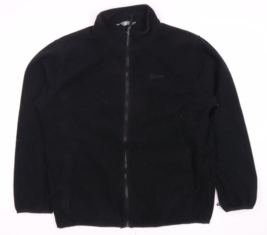 Hi Gear Unisex Black Fleece Jacket L - Casual & Warm