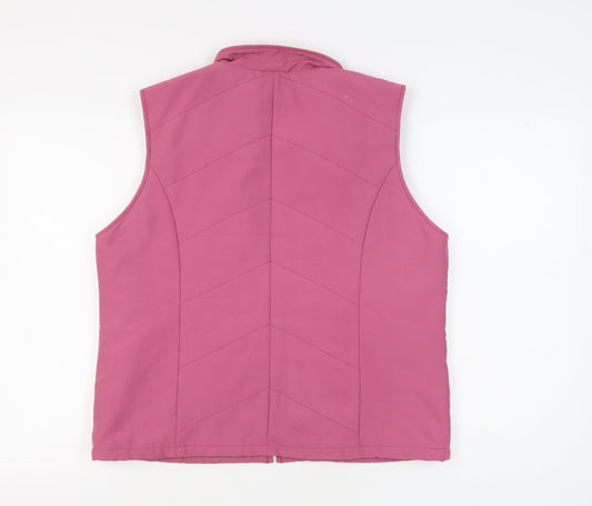 EWM Women's Pink Sleeveless Waistcoat Medium