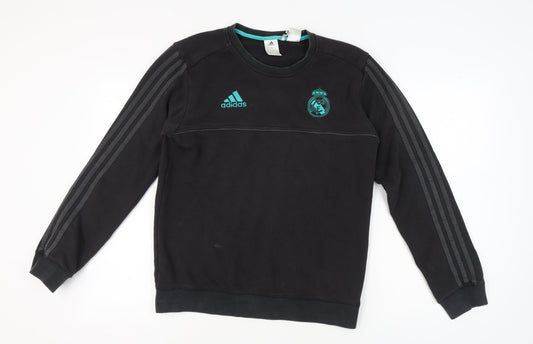 Adidas Men’s Black M Pullover Sports Sweatshirt