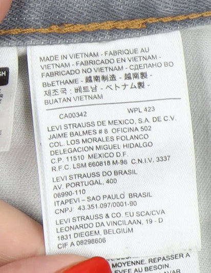 Levi's Men's Slim Grey Denim Jeans Size 40 W 32 L