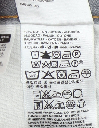 Levi's Men's Slim Grey Denim Jeans Size 40 W 32 L