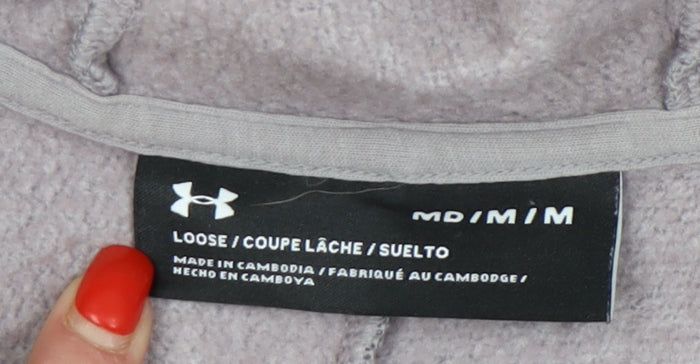 Under Armour Women's Grey Full Zip Hoodie Medium