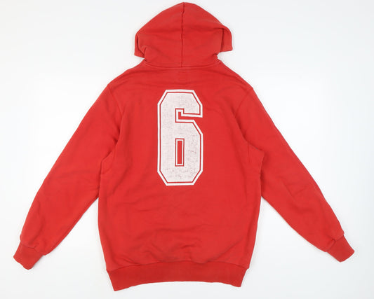 Adidas Men's Red Pullover Hoodie Size M