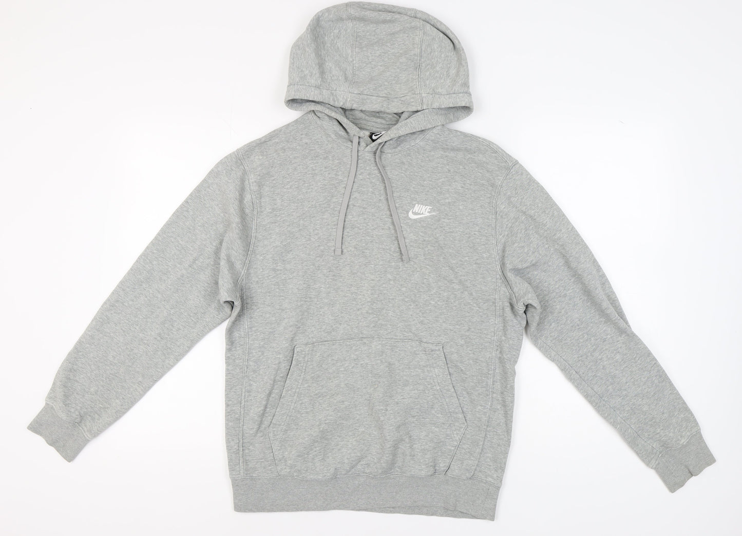 Nike Men's Grey Pullover Hoodie Size S