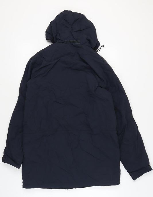 Peter Storm Men's Blue Hooded Parka Jacket S