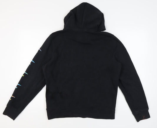 Hollister Black Hoodie, Unisex Adults, L, Casual Comfort