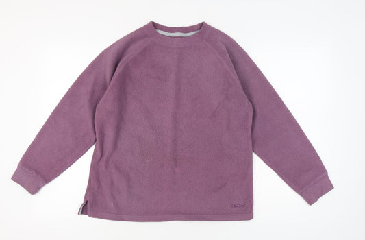 Peter Storm Women's Purple Fleece Pullover Sweatshirt Size 14