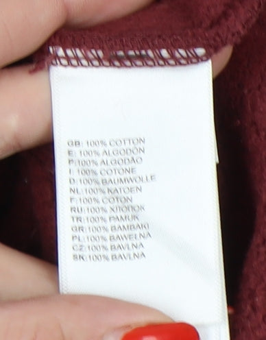 The North Face Women's Red Pullover Hoodie Size M