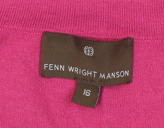 Fenn Wright Manson Women's Pink Shrug, Size 16