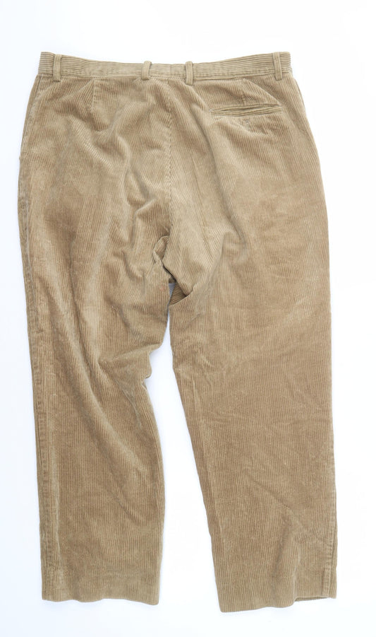 Hoggs of Fife Men's Beige Corduroy Trousers