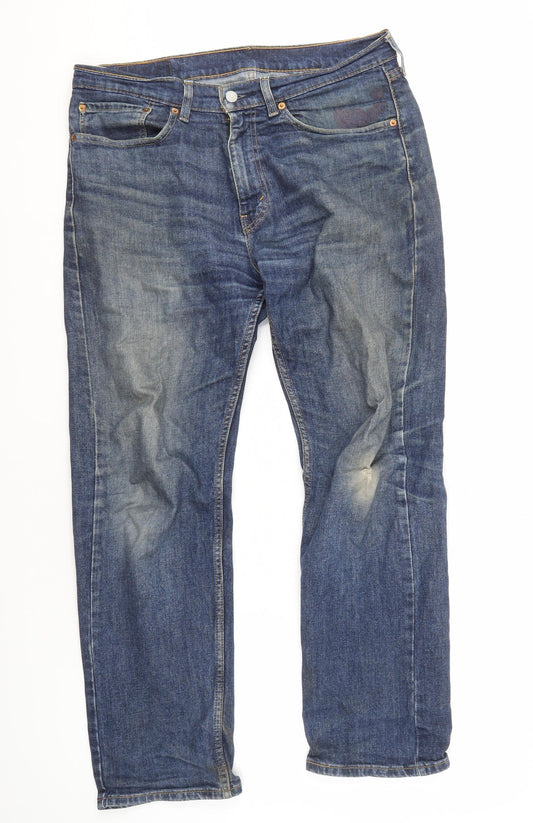 Levi's Men's Blue 501 Straight Jeans, Size 34