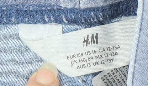 H&M Wide-Leg Blue Women's Jeans Size 13