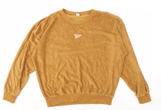 Reebok Men's Brown Pullover Sweatshirt M