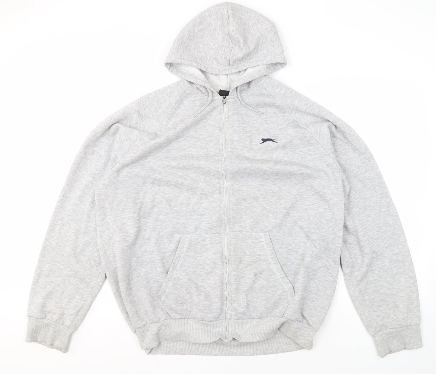 Slazenger Men's 2XL Grey Full Zip Hoodie