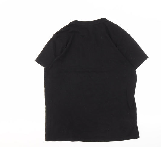 Star Wars Men's Black T-Shirt S Obi-Wan Kenobi Design