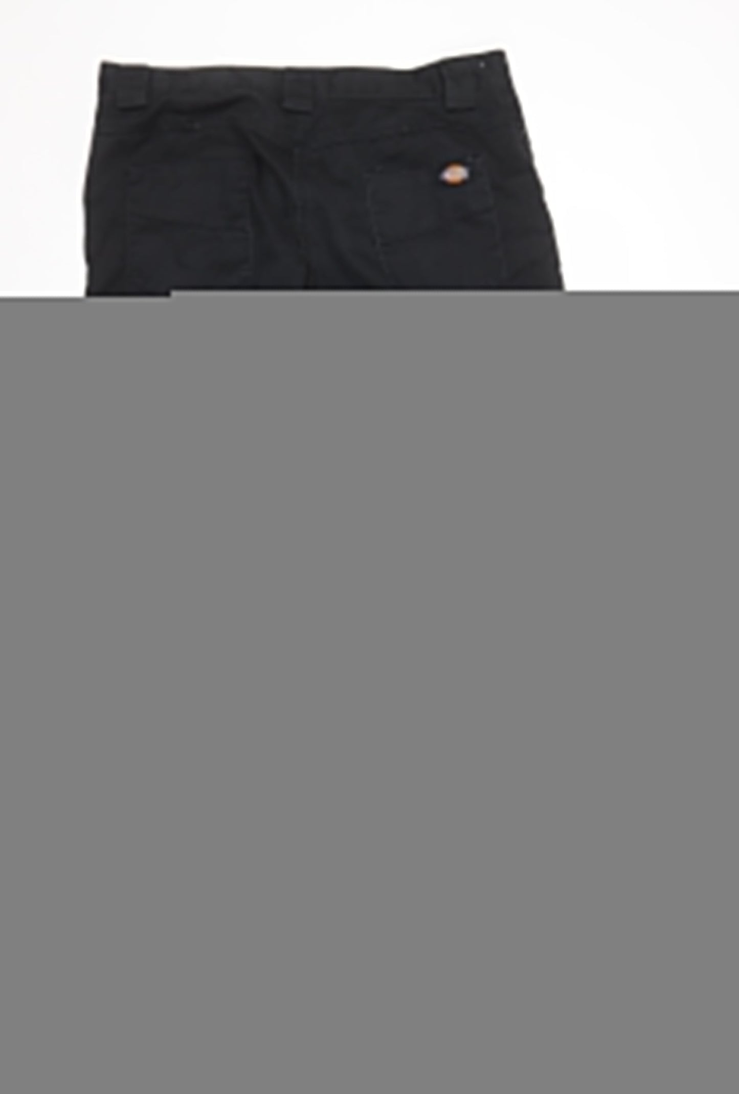 Dickies Men's Black Cargo Trousers, Size 14, Straight Leg