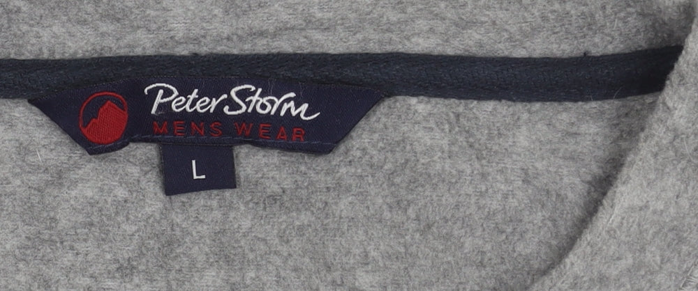 Peter Storm Men's Grey Pullover Jumper, Size L