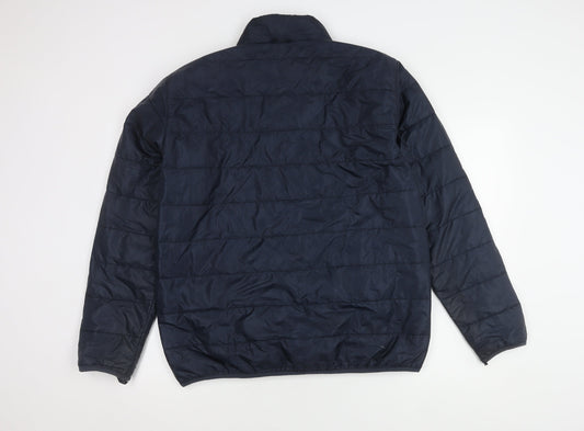 Jack Wolfskin Men's Blue Puffer Jacket L