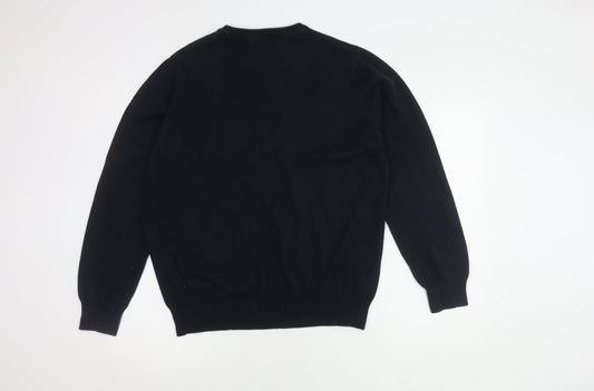 Henri Lloyd Men's Black Pullover Jumper L