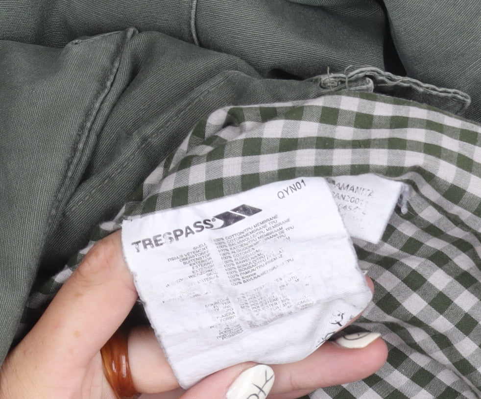 Trespass Women's Green 3-in-1 Jacket Size 2XS Waterproof