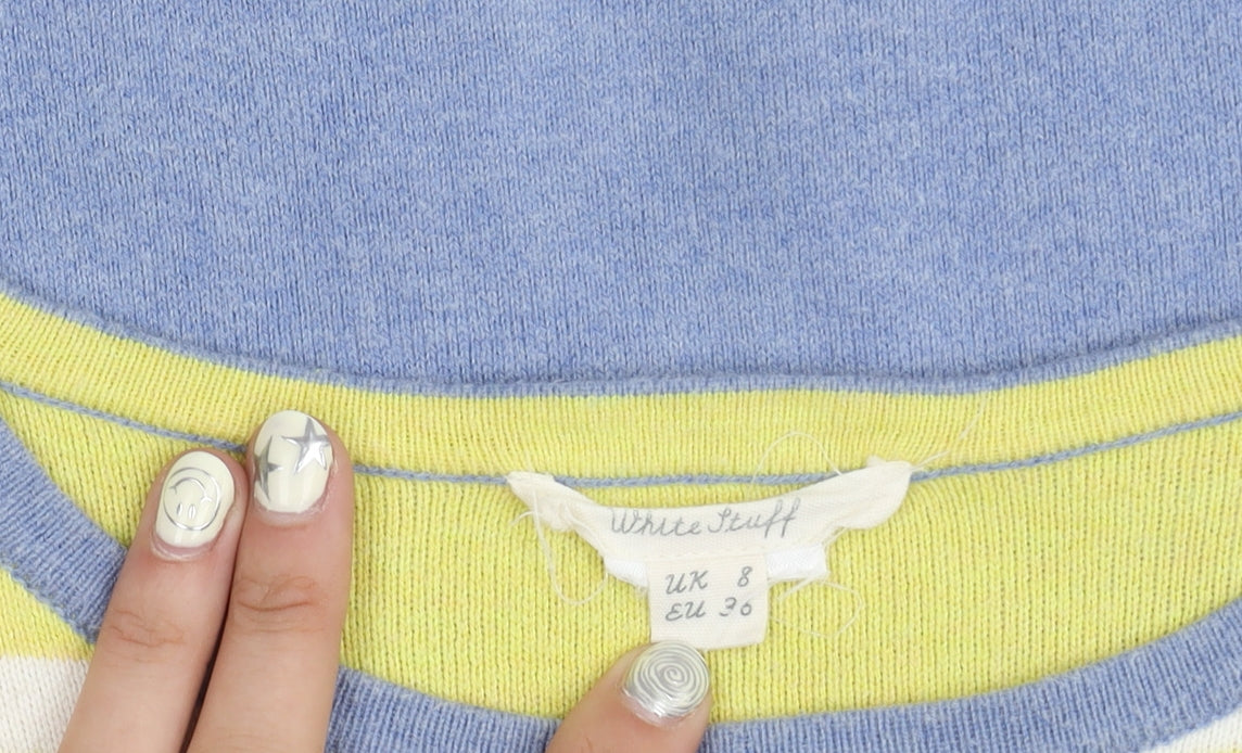 White Stuff Women's Multicoloured Striped Pullover