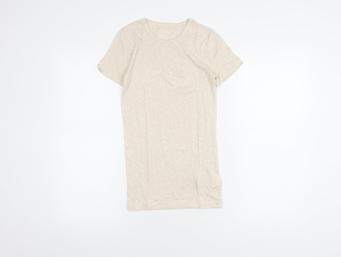 Gap Women's Beige XS Crew Neck T-Shirt