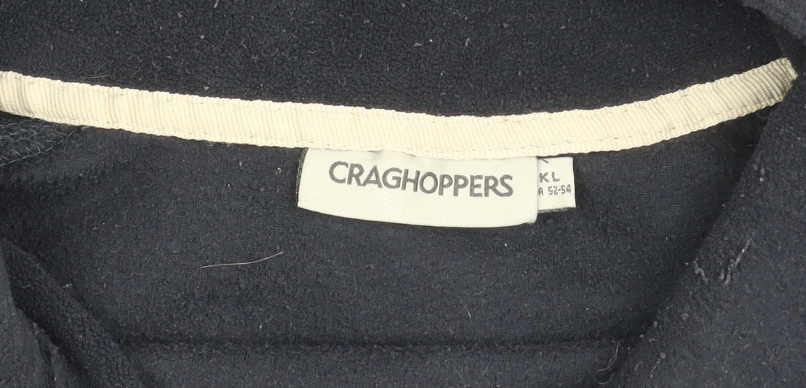 Craghoppers Men's Black XL Fleece Pullover Sweatshirt