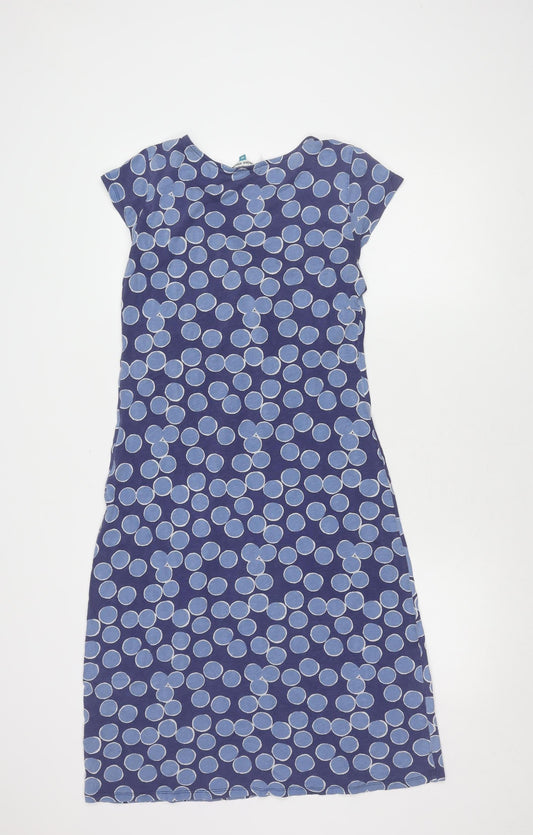 White Stuff Women’s Blue Polka Dot Sleeveless Dress