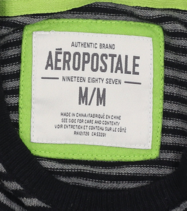 Aeropostale Men's Striped Pullover Jumper M