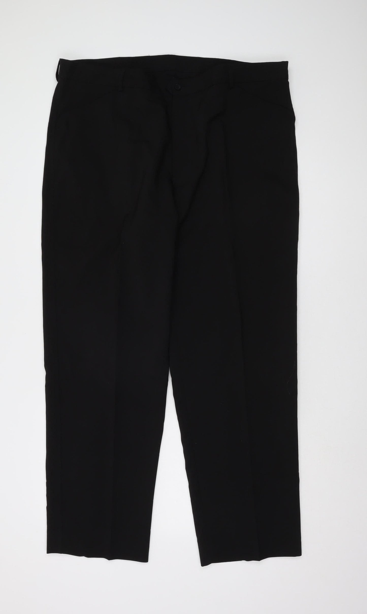 Farah Men's Black Trousers 42 Regular Workwear