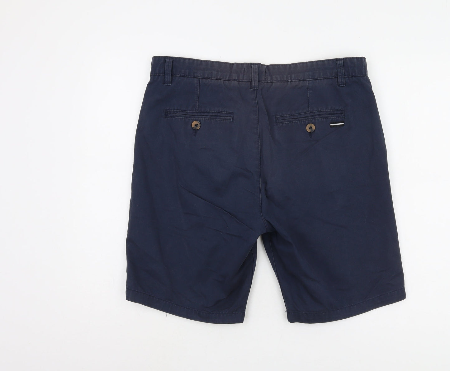 Jeff Banks Men's Navy Chino Shorts Size 34