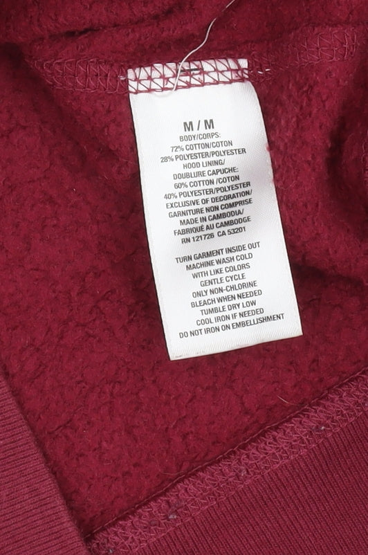 Aéropostale Women's Red Full Zip Hoodie M