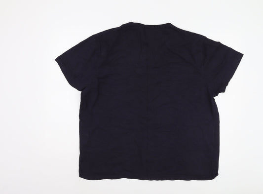 French Connection Men’s Black 2XL Slim Fit T-Shirt